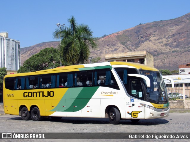 Empresa Gontijo de Transportes 19315 na cidade de Governador Valadares, Minas Gerais, Brasil, por Gabriel de Figueiredo Alves. ID da foto: 9433854.