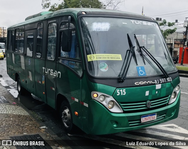 Tursan - Turismo Santo André 515 na cidade de Rio de Janeiro, Rio de Janeiro, Brasil, por Luiz Eduardo Lopes da Silva. Número da foto: #9432821.