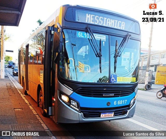 Transwolff Transportes e Turismo 6 6817 na cidade de São Paulo, São Paulo, Brasil, por Lucas Santos da Silva. Número da foto: #9433669.