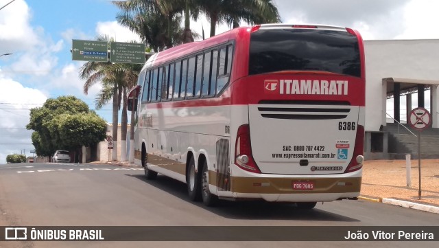 Expresso Itamarati 6386 na cidade de Estrela d`Oeste, São Paulo, Brasil, por João Vitor Pereira. Número da foto: #9433437.