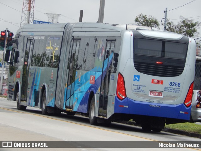 Next Mobilidade - ABC Sistema de Transporte 8258 na cidade de São Paulo, São Paulo, Brasil, por Nicolas Matheusz. Número da foto: #9432441.
