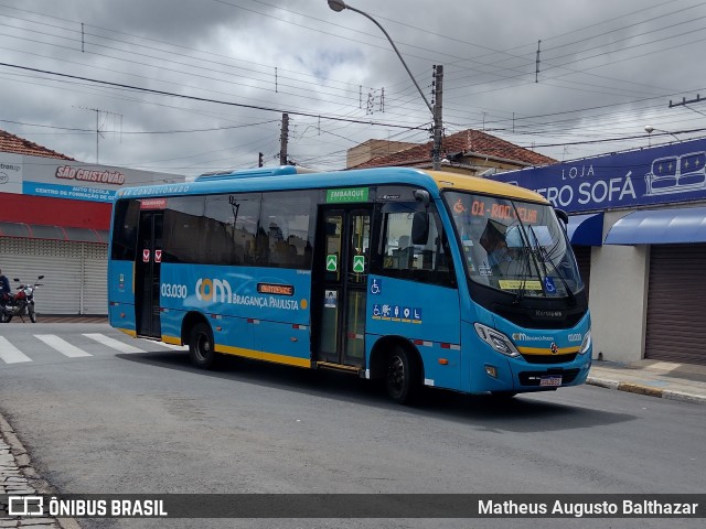 JTP Transportes - COM Bragança Paulista 03.030 na cidade de Bragança Paulista, São Paulo, Brasil, por Matheus Augusto Balthazar. Número da foto: #9431827.