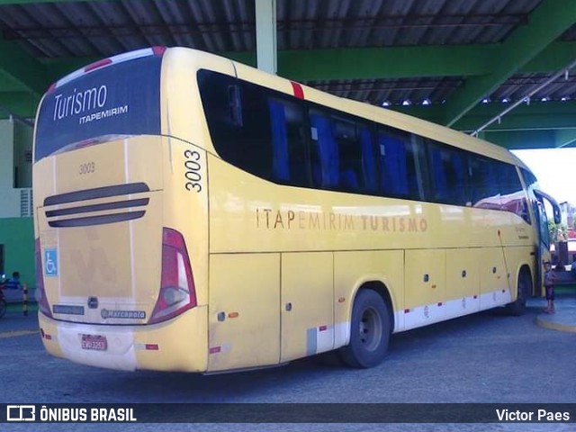 Viação Itapemirim 3003 na cidade de Ipueiras, Ceará, Brasil, por Victor Paes. ID da foto: 9513193.