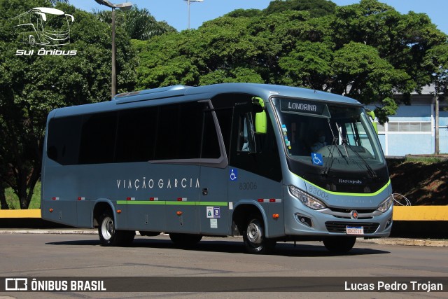 Viação Garcia 83006 na cidade de Londrina, Paraná, Brasil, por Lucas Pedro Trojan. ID da foto: 9514815.