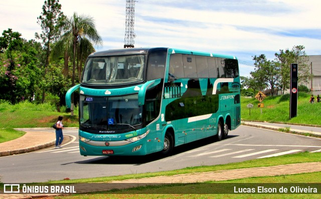 Viação Sampaio 11712 na cidade de Alfenas, Minas Gerais, Brasil, por Lucas Elson de Oliveira. Número da foto: #9513604.
