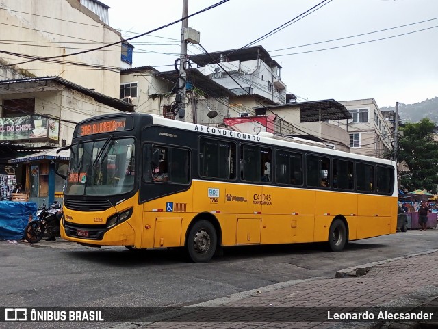 Real Auto Ônibus C41045 na cidade de Rio de Janeiro, Rio de Janeiro, Brasil, por Leonardo Alecsander. ID da foto: 9436372.