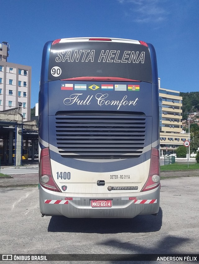 Santa Helena Turismo 1400 na cidade de Florianópolis, Santa Catarina, Brasil, por ANDERSON FÉLIX. Número da foto: #9435084.