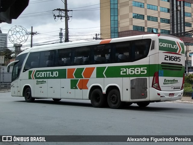 Empresa Gontijo de Transportes 21685 na cidade de São Paulo, São Paulo, Brasil, por Alexandre Figueiredo Pereira. ID da foto: 9436551.