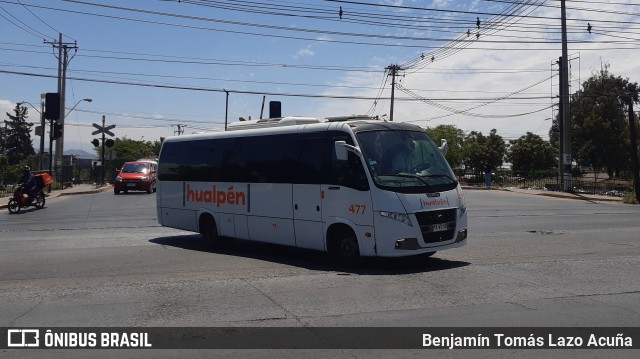 Buses Hualpén 477 na cidade de Maipú, Santiago, Metropolitana de Santiago, Chile, por Benjamín Tomás Lazo Acuña. Número da foto: #9435865.