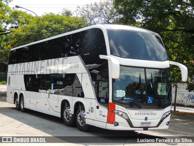 Auto Viação Catarinense 321306 na cidade de São Paulo, São Paulo, Brasil, por Luciano Ferreira da Silva. Número da foto: #9436415.