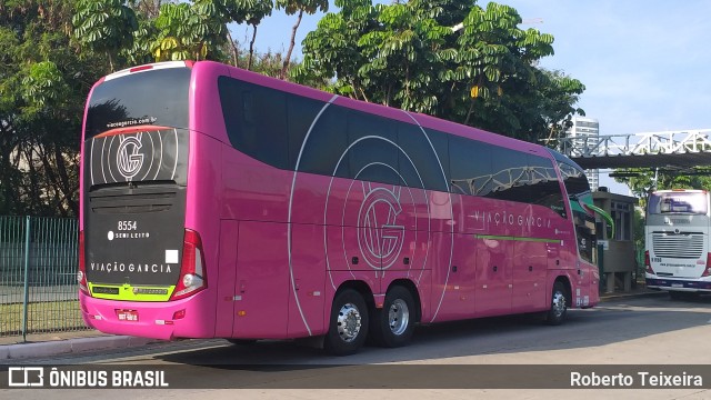 Viação Garcia 8554 na cidade de São Paulo, São Paulo, Brasil, por Roberto Teixeira. Número da foto: #9435548.
