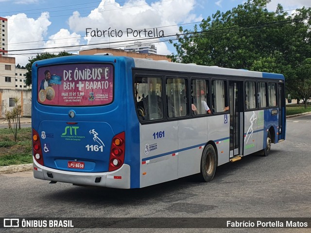 ATT - Atlântico Transportes e Turismo 1161 na cidade de Vitória da Conquista, Bahia, Brasil, por Fabrício Portella Matos. ID da foto: 9435159.