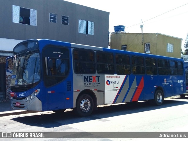 Next Mobilidade - ABC Sistema de Transporte 81.403 na cidade de São Bernardo do Campo, São Paulo, Brasil, por Adriano Luis. Número da foto: #9436441.