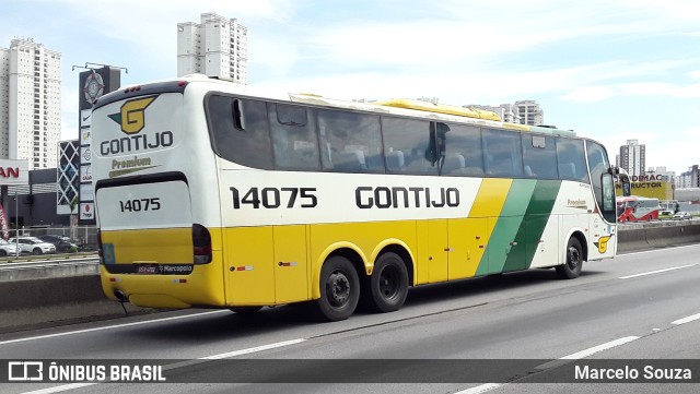 Empresa Gontijo de Transportes 14075 na cidade de São José dos Campos, São Paulo, Brasil, por Marcelo Souza. ID da foto: 9434689.