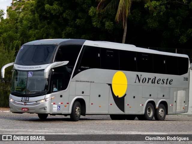 Viação Nordeste 2103 na cidade de Fortaleza, Ceará, Brasil, por Clemilton Rodrigues . Número da foto: #9436094.