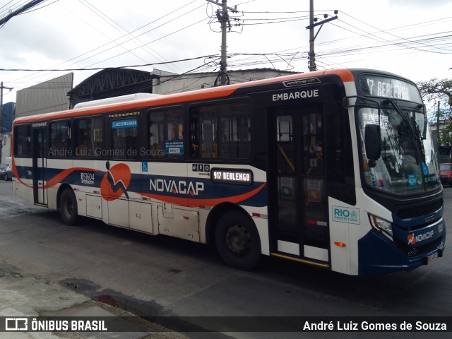 Viação Novacap B51604 na cidade de Rio de Janeiro, Rio de Janeiro, Brasil, por André Luiz Gomes de Souza. ID da foto: 9434290.