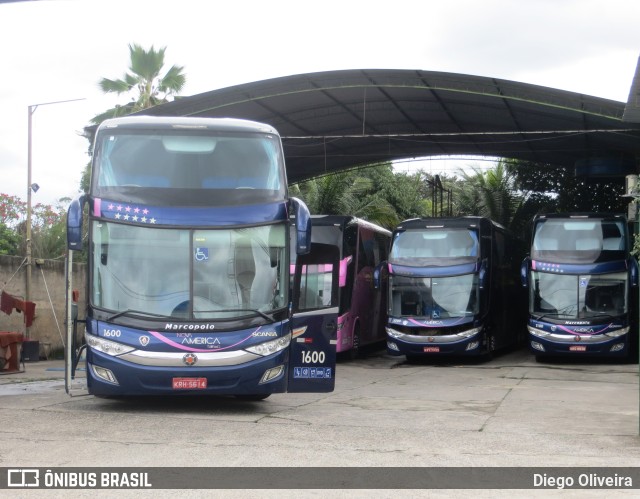 Nova América Turismo 1600 na cidade de Itaboraí, Rio de Janeiro, Brasil, por Diego Oliveira. Número da foto: #9434439.
