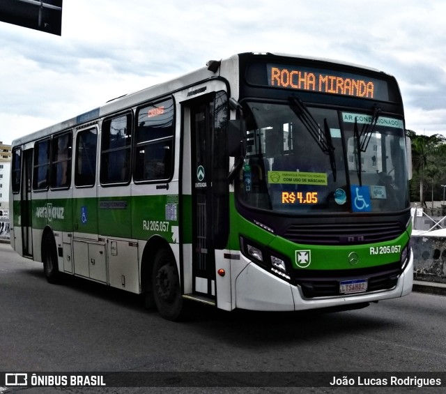 Viação Vera Cruz RJ205.057 na cidade de Rio de Janeiro, Rio de Janeiro, Brasil, por João Lucas Rodrigues. ID da foto: 9434732.