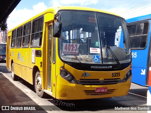 AVP - Auto Viação Paraíso 5325 na cidade de Aracaju, Sergipe, Brasil, por Matheus dos Santos. Número da foto: #9436788.