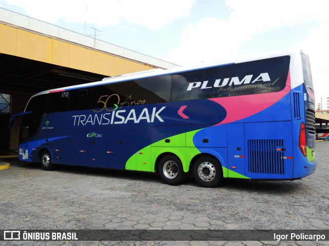 Trans Isaak Turismo 1712 na cidade de Divinópolis, Minas Gerais, Brasil, por Igor Policarpo. ID da foto: 9435472.