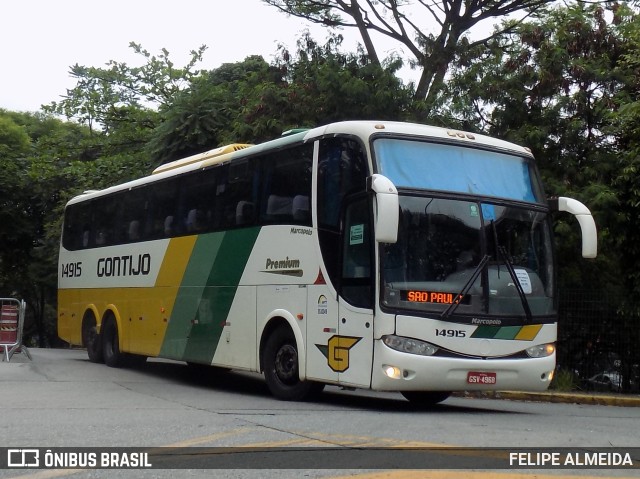 Empresa Gontijo de Transportes 14915 na cidade de São Paulo, São Paulo, Brasil, por FELIPE ALMEIDA. ID da foto: 9436769.