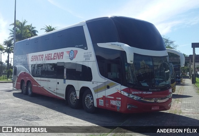 Santa Helena Turismo 1400 na cidade de Florianópolis, Santa Catarina, Brasil, por ANDERSON FÉLIX. ID da foto: 9435076.