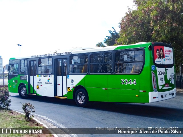 VB Transportes e Turismo 3344 na cidade de Campinas, São Paulo, Brasil, por Henrique Alves de Paula Silva. Número da foto: #9437411.