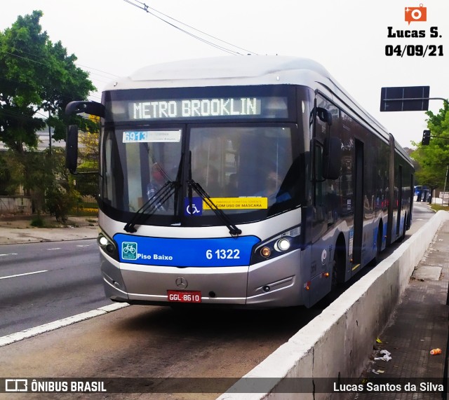 Viação Grajaú S.A. 6 1322 na cidade de São Paulo, São Paulo, Brasil, por Lucas Santos da Silva. Número da foto: #9437276.