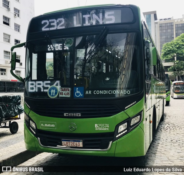 Rodoviária Âncora Matias B25574 na cidade de Rio de Janeiro, Rio de Janeiro, Brasil, por Luiz Eduardo Lopes da Silva. ID da foto: 9438747.