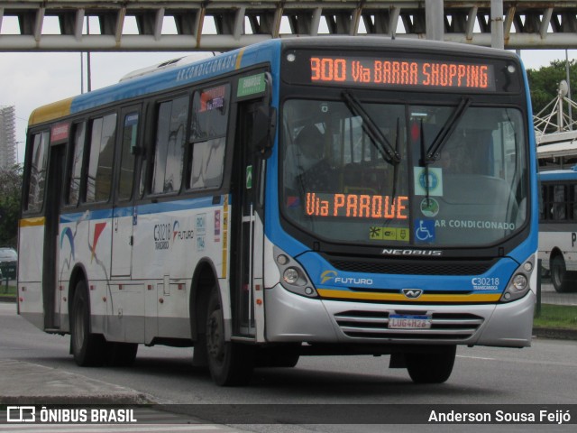 Transportes Futuro C30218 na cidade de Rio de Janeiro, Rio de Janeiro, Brasil, por Anderson Sousa Feijó. ID da foto: 9438341.