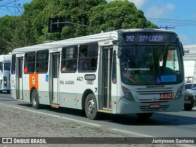 Real Alagoas de Viação 4421 na cidade de Maceió, Alagoas, Brasil, por Jamysson Santana. ID da foto: 9439497.