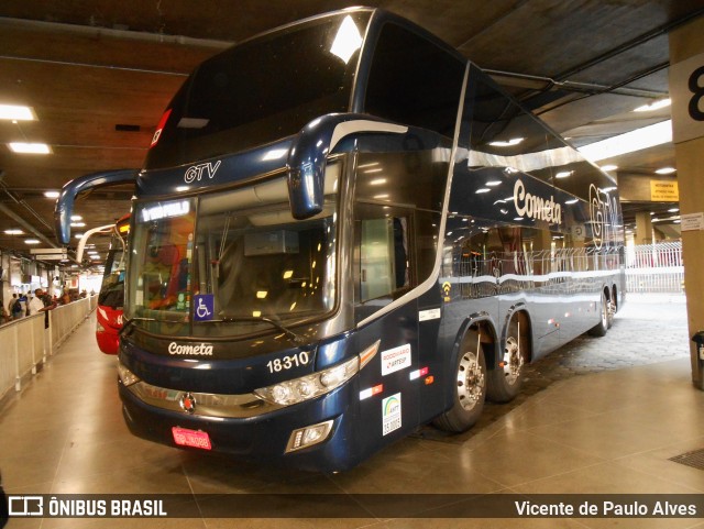 Viação Cometa 18310 na cidade de Belo Horizonte, Minas Gerais, Brasil, por Vicente de Paulo Alves. Número da foto: #9438807.