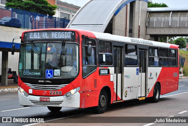 Expresso CampiBus 2288 na cidade de Campinas, São Paulo, Brasil, por Julio Medeiros. Número da foto: #9440544.