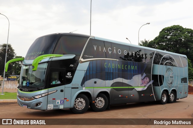 Viação Garcia 86036 na cidade de Maringá, Paraná, Brasil, por Rodrigo Matheus. ID da foto: 9442079.