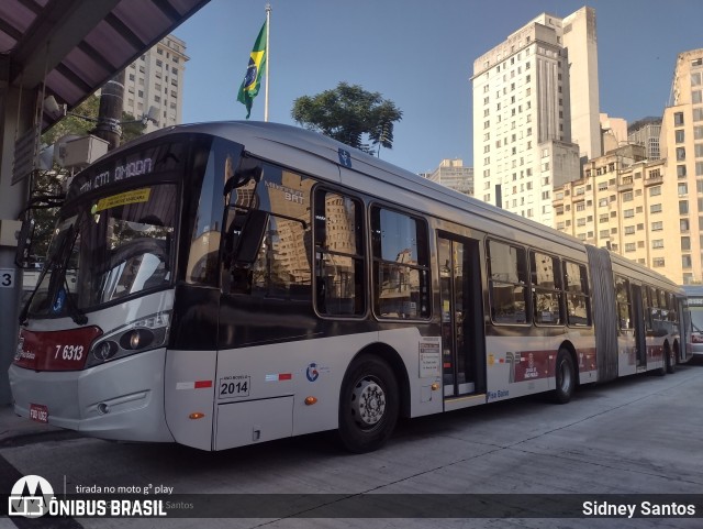 Viação Gatusa Transportes Urbanos 7 6313 na cidade de São Paulo, São Paulo, Brasil, por Sidney Santos. ID da foto: 9440531.