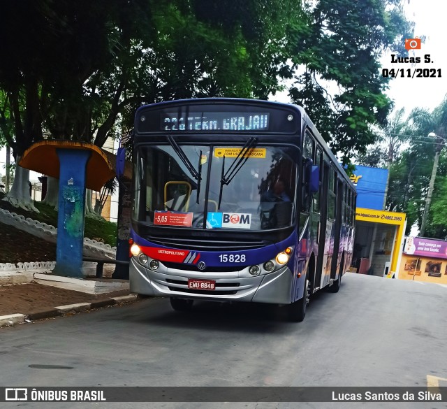 Viação Miracatiba 15.828 na cidade de Embu-Guaçu, São Paulo, Brasil, por Lucas Santos da Silva. Número da foto: #9440552.