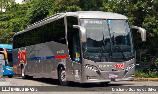 Auto Viação 1001 RJ 108.1223 na cidade de São Paulo, São Paulo, Brasil, por Cristiano Soares da Silva. Número da foto: #9440671.