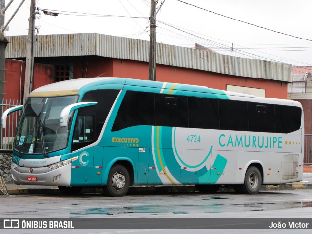 Auto Viação Camurujipe 4724 na cidade de Feira de Santana, Bahia, Brasil, por João Victor. ID da foto: 9443328.