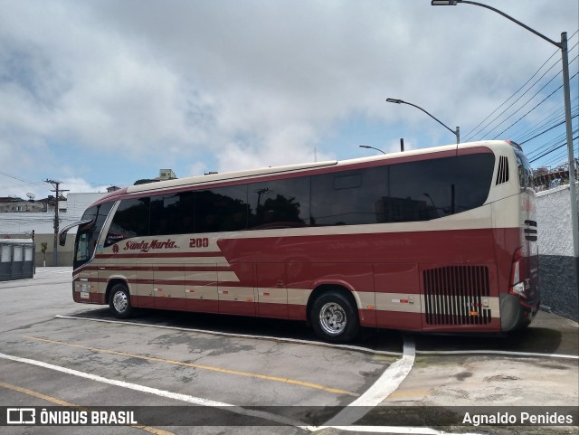 Santa Maria Fretamento e Turismo > Transportes Santa Maria(SP) 200 na cidade de São Bernardo do Campo, São Paulo, Brasil, por Agnaldo Penides. Número da foto: #9444871.