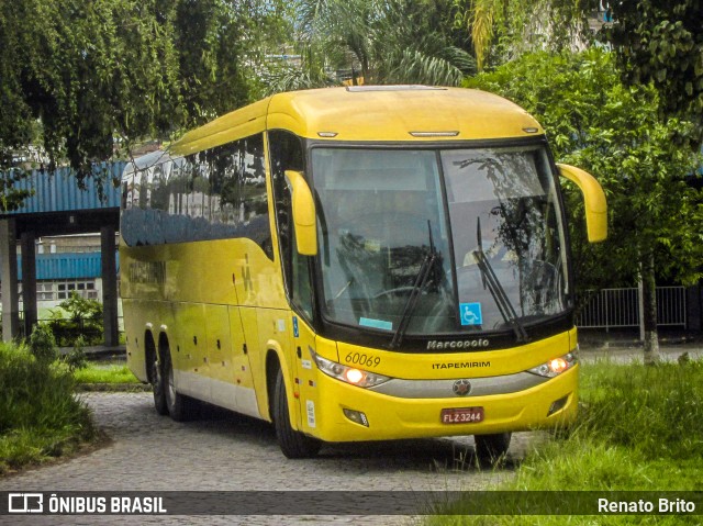 Viação Itapemirim 60069 na cidade de Juiz de Fora, Minas Gerais, Brasil, por Renato Brito. ID da foto: 9444688.