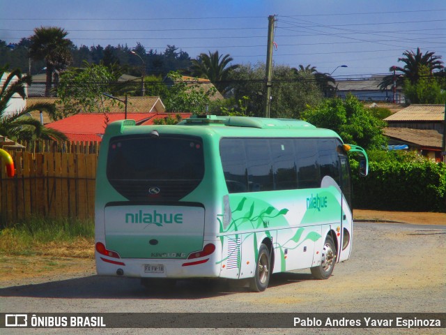 Buses Nilahue FXFW18 na cidade de Pichilemu, Cardenal Caro, Libertador General Bernardo O'Higgins, Chile, por Pablo Andres Yavar Espinoza. Número da foto: #9445613.