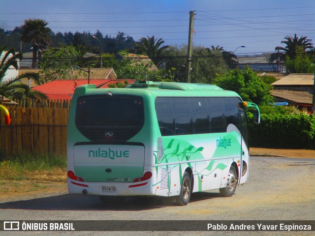 Buses Nilahue FXFW18 na cidade de Pichilemu, Cardenal Caro, Libertador General Bernardo O'Higgins, Chile, por Pablo Andres Yavar Espinoza. ID da foto: 9445613.