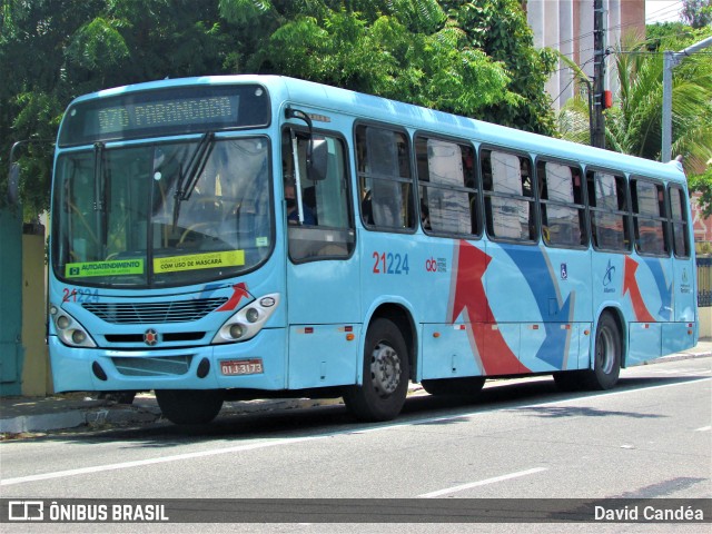 Aliança Transportes Urbanos 21224 na cidade de Fortaleza, Ceará, Brasil, por David Candéa. Número da foto: #9444555.