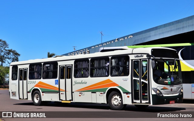 Jandaia Transportes e Turismo 2200 na cidade de Presidente Prudente, São Paulo, Brasil, por Francisco Ivano. ID da foto: 9446563.