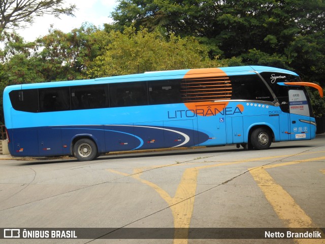 Litorânea Transportes Coletivos 5053 na cidade de São Paulo, São Paulo, Brasil, por Netto Brandelik. ID da foto: 9446286.