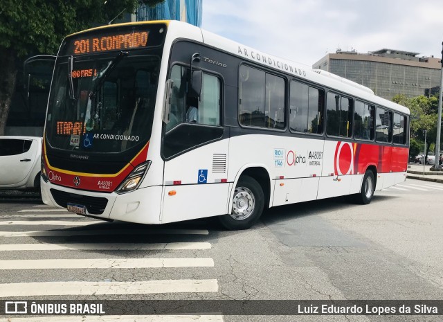 Auto Viação Alpha A48081 na cidade de Rio de Janeiro, Rio de Janeiro, Brasil, por Luiz Eduardo Lopes da Silva. ID da foto: 9444695.