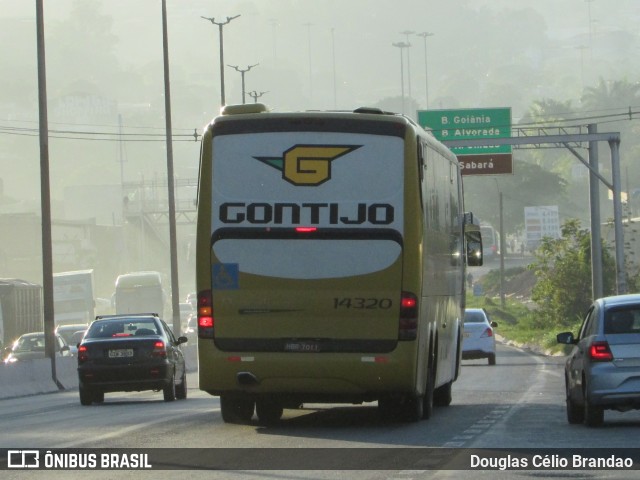 Empresa Gontijo de Transportes 14320 na cidade de Belo Horizonte, Minas Gerais, Brasil, por Douglas Célio Brandao. ID da foto: 9446007.