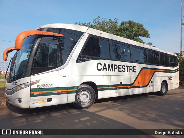 Viação Campestre 17600 na cidade de Paulínia, São Paulo, Brasil, por Diego Batista. Número da foto: #9447969.