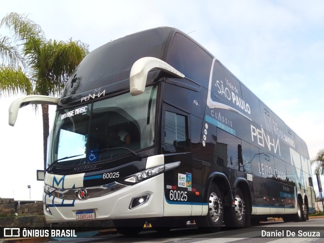 Empresa de Ônibus Nossa Senhora da Penha 60025 na cidade de Aparecida, São Paulo, Brasil, por Daniel De Souza. ID da foto: 9449380.