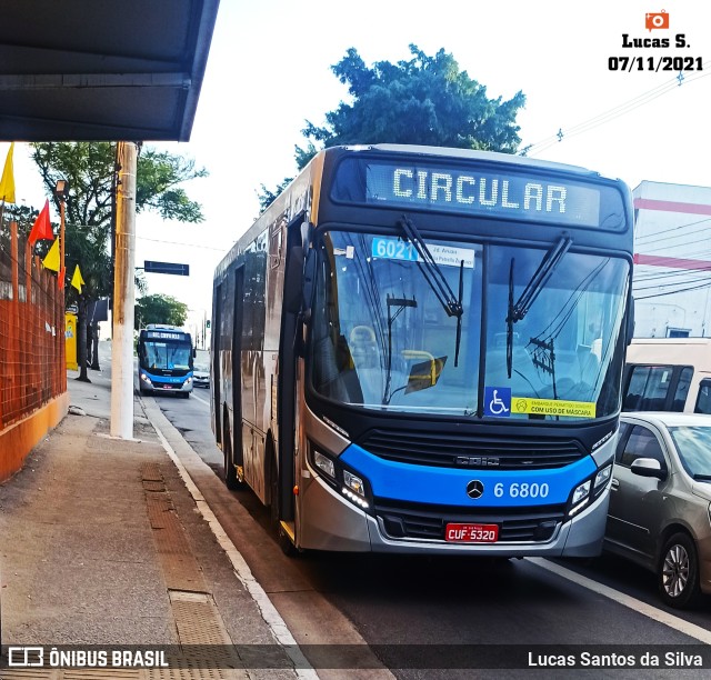 Transwolff Transportes e Turismo 6 6800 na cidade de São Paulo, São Paulo, Brasil, por Lucas Santos da Silva. Número da foto: #9446966.